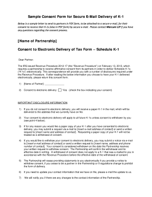 sample electronic delivery consent form