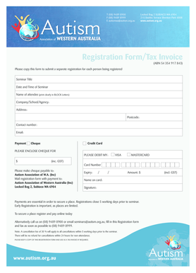 Seminar Registration Form