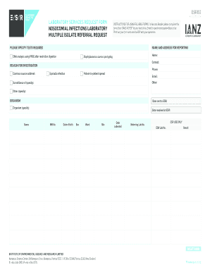Laboratory Services Request Form