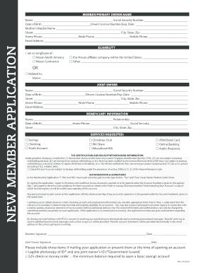 Veritas Federal Credit Union Membership Application