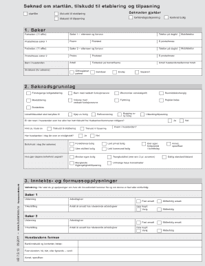 Norwegian Housing Establishment Loan Application