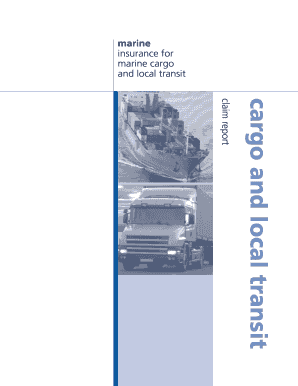 Marine Cargo and Local Transit Claim Report