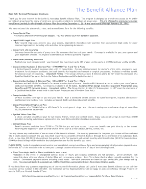 Leslie & Associates Benefit Alliance Enrollment Form