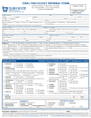 Oral Oncology Referral Form