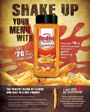 Frank's RedHot Seasoning Case Offer Form