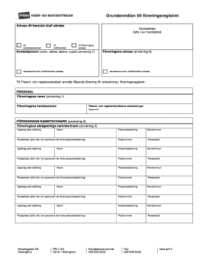 Association Registration Form