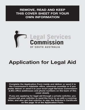 Application for Legal Aid