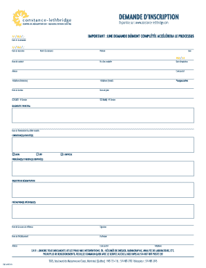 Registration Request Form