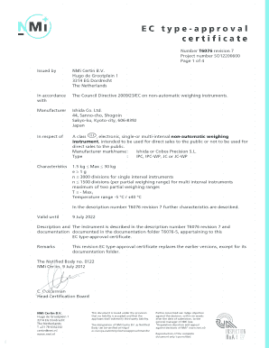 EC type-approval certificate - NETTO Electronics
