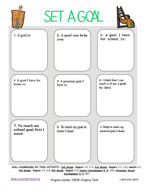 Goal Setting Worksheet