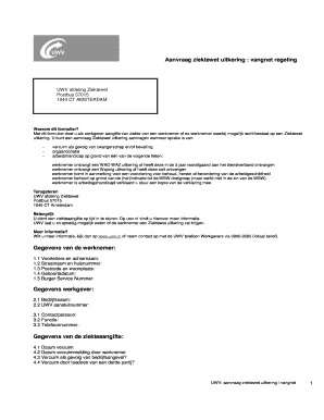 Aanvraag ziektewet uitkering : vangnet regeling