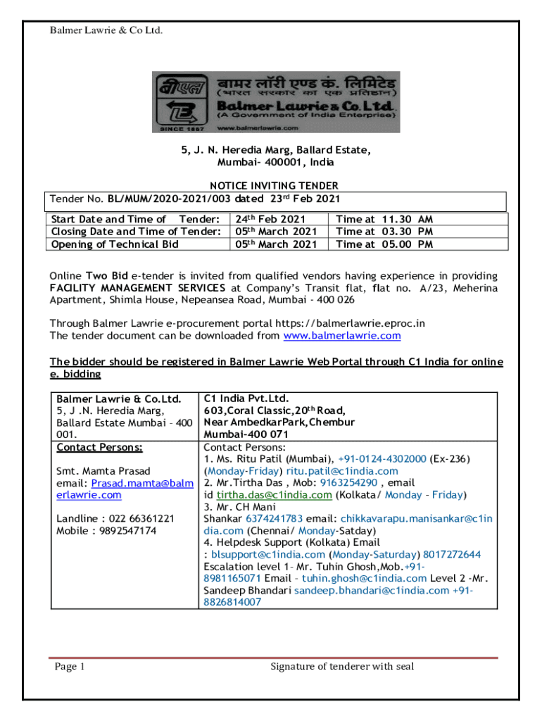 fillable-online-start-date-and-time-of-tender-fax-email-print-pdffiller