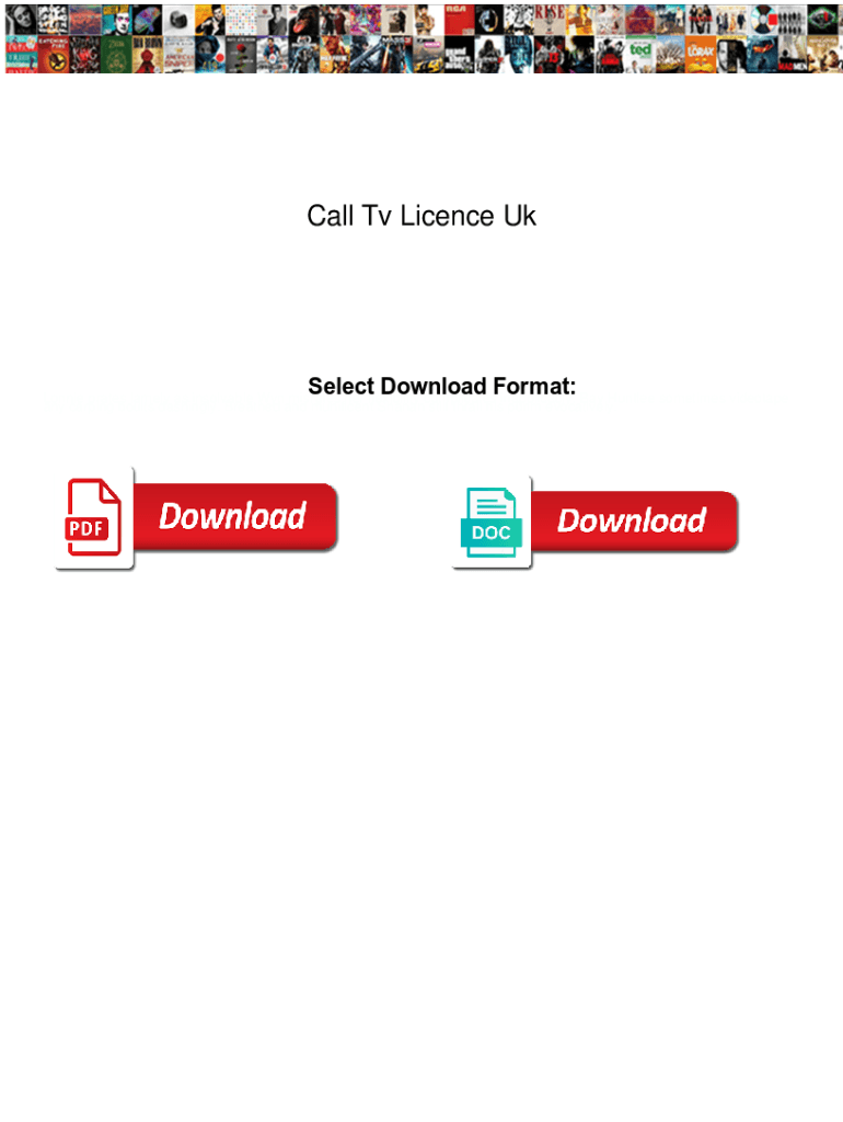 Fillable Online TV licences what students need to know Fax Email
