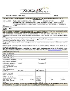 Travel Tourism Hospitality Tenders Limpopo - Online Tenders