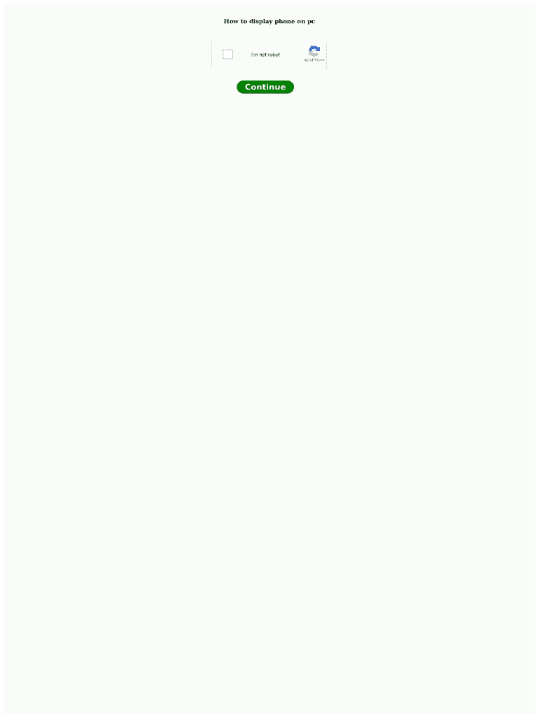 How To Show Phone Screen