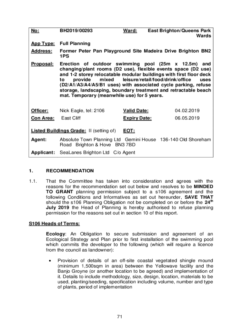 Fillable Online Issue details - Former Peter Pan site - Lease agreement
