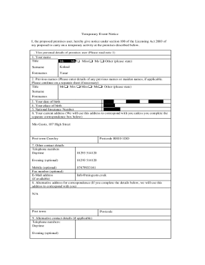 Form preview