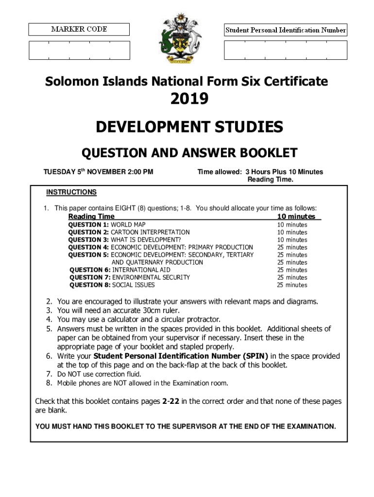 Fillable Online Solomon Islands National Form Six Certificate Fax Email Print PdfFiller fillable-online-solomon-islands-national-form-six-certificate-fax-email-print-pdffiller