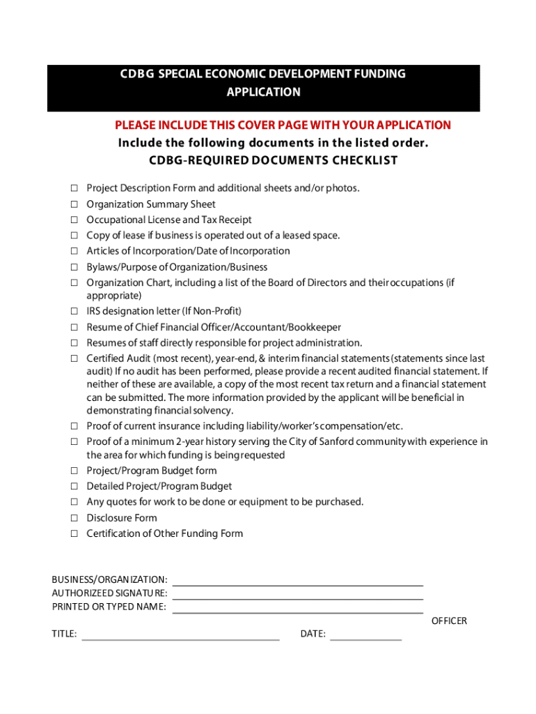 Fillable Online City Of Sanford Community Development Block Grant fillable-online-city-of-sanford-community-development-block-grant