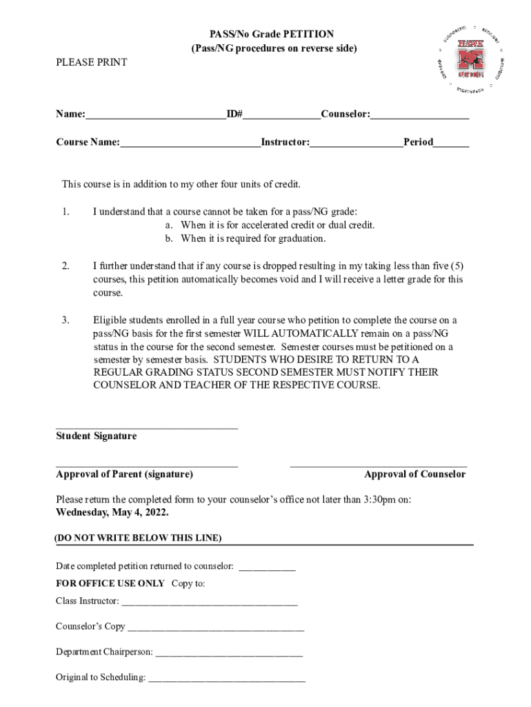 Fillable Online south maine207 Pass/Not Pass GradingThe Office of the