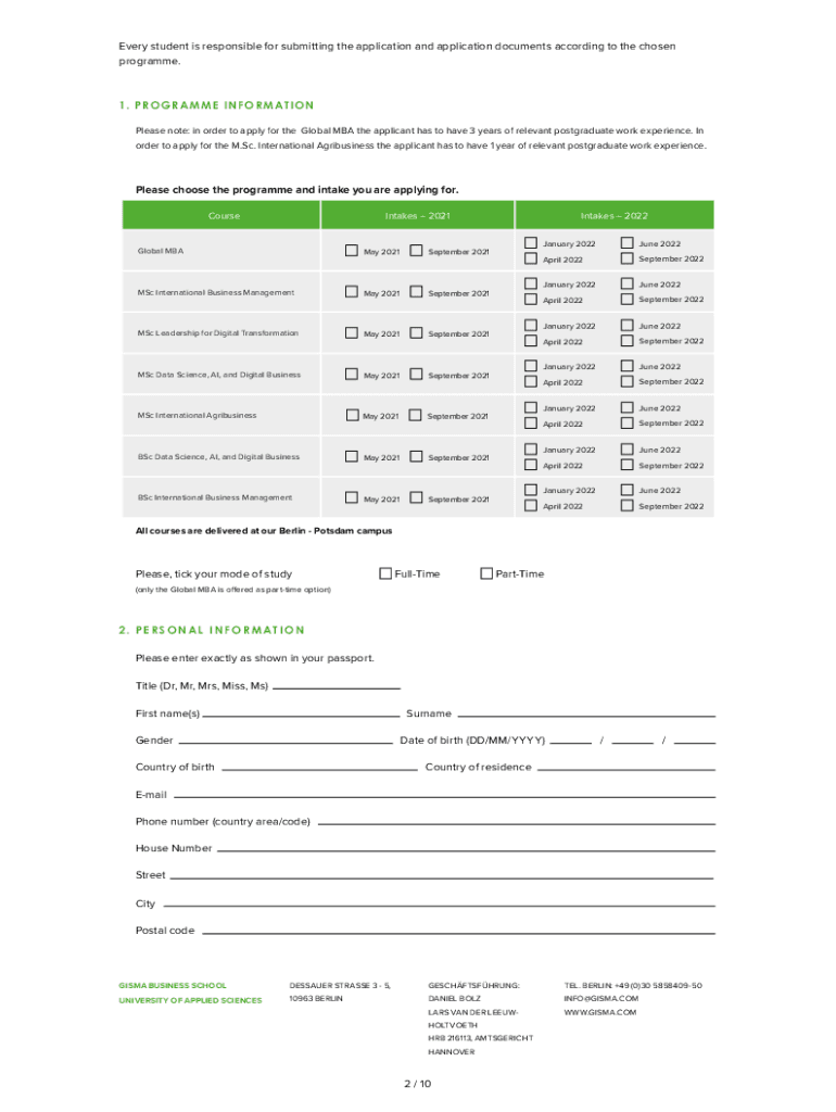 Form preview