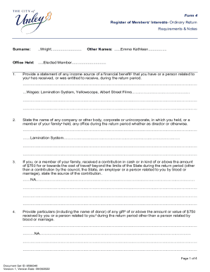 Form preview