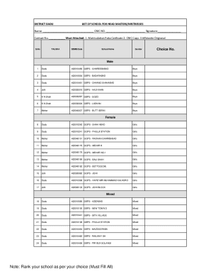 Form preview
