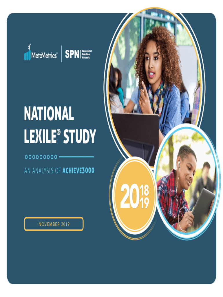 Fillable Online NATIONAL LEXILE STUDY - Achieve3000 Fax Email Print ...