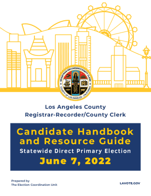 Fillable Online How to get to Los Angeles County Registrar-Recorder ...