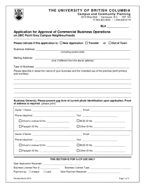 Fillable Online Development Permit application form Fax Email Print ...