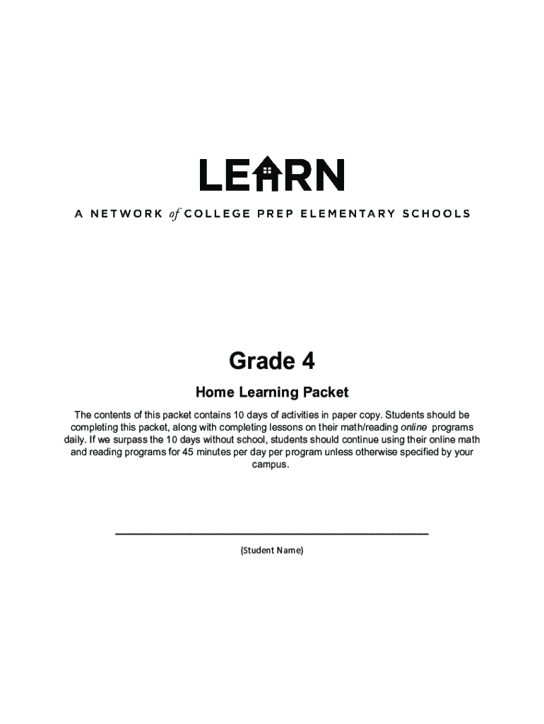 Fillable Online iReady Packets for At-Home Learning - Walled Lake ...