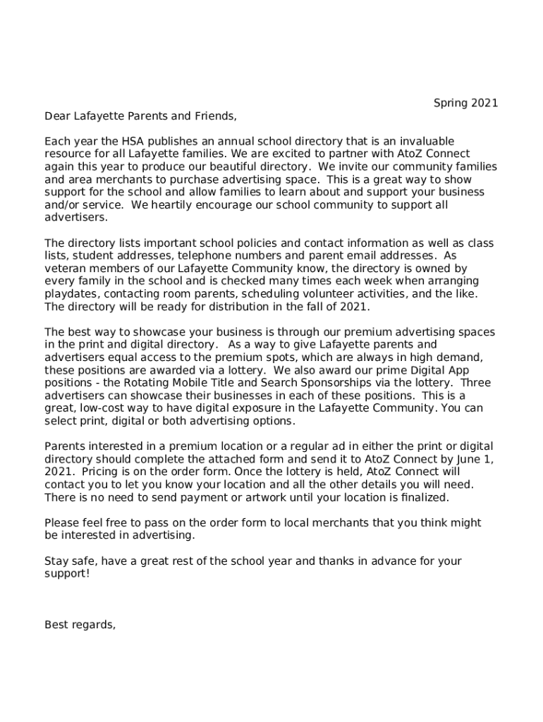 Burning Tree Elementary School PTA, Inc Lafayette Elementary Doc