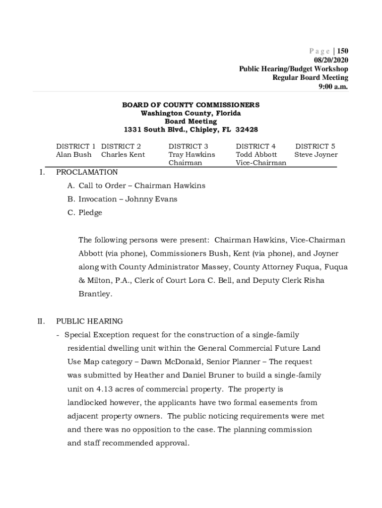 Fillable Online Agenda Leon County Fax Email Print pdfFiller