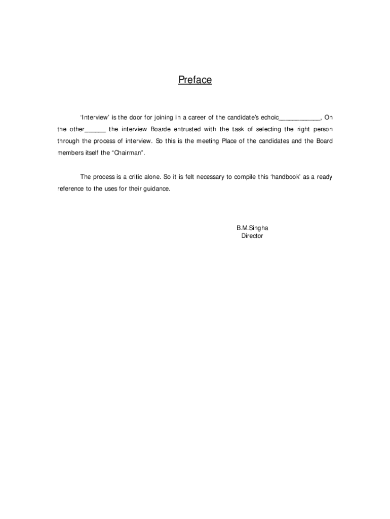 Fillable Online employment tripura gov What Is a Structured Interview ...