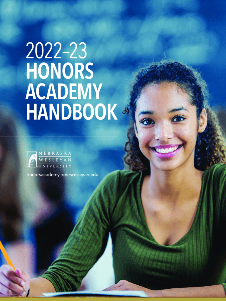 Fillable Online 202223 HONORS ACADEMY HANDBOOK Fax Email Print pdfFiller