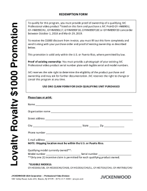 Loyalty Royalty $1000 P ro motion - JVC Pro