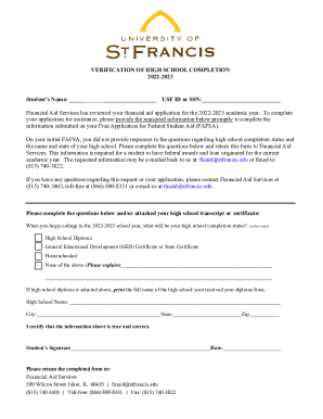 2223 Forms - Office of Financial Aid - University of South Florida