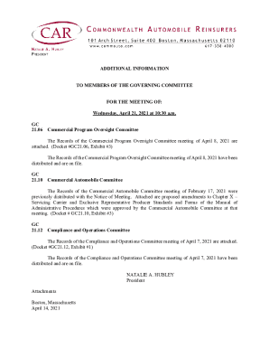 Commercial Program Oversight Committee