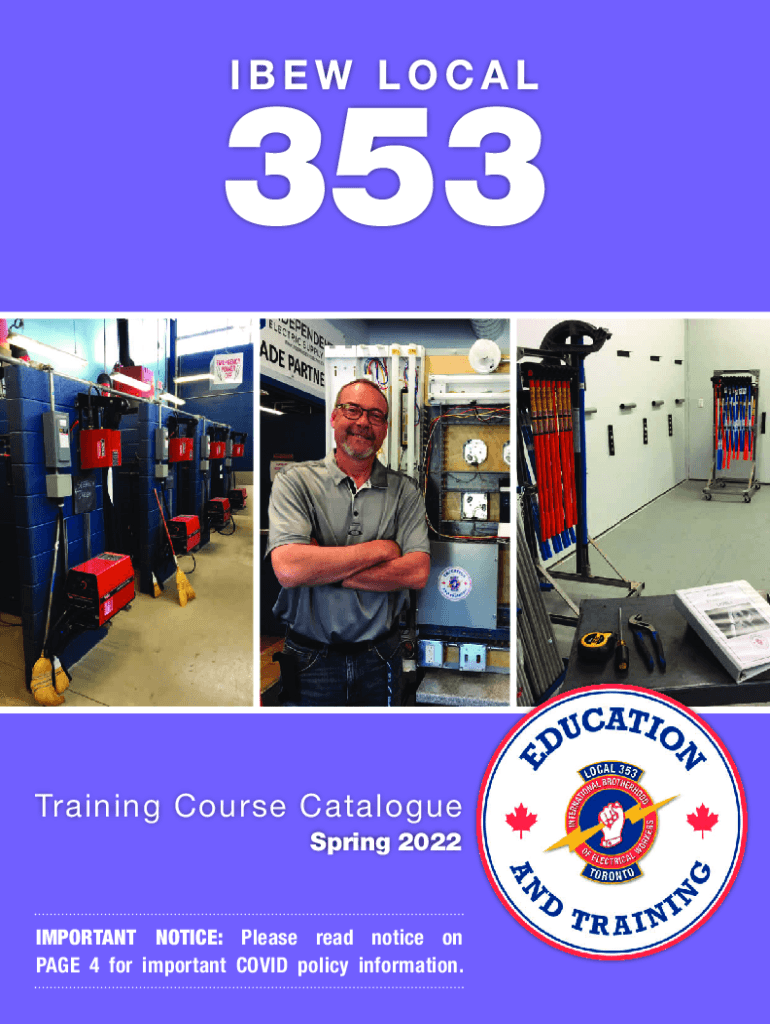 Fillable Online Training Course Catalogue Fax Email Print pdfFiller