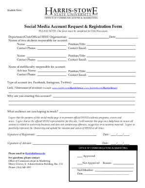 Fillable Online Social Media Content Request Form Template - Jotform ...