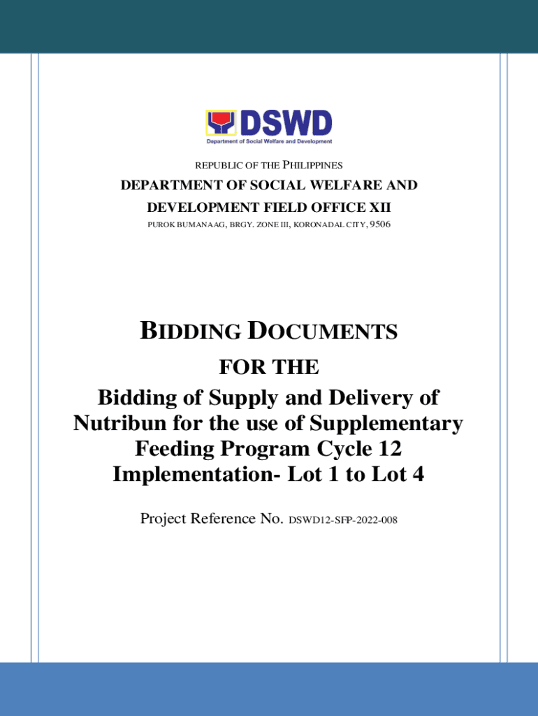 Fillable Online DEPARTMENT OF SOCIAL WELFARE AND DEVELOPMENT Fax