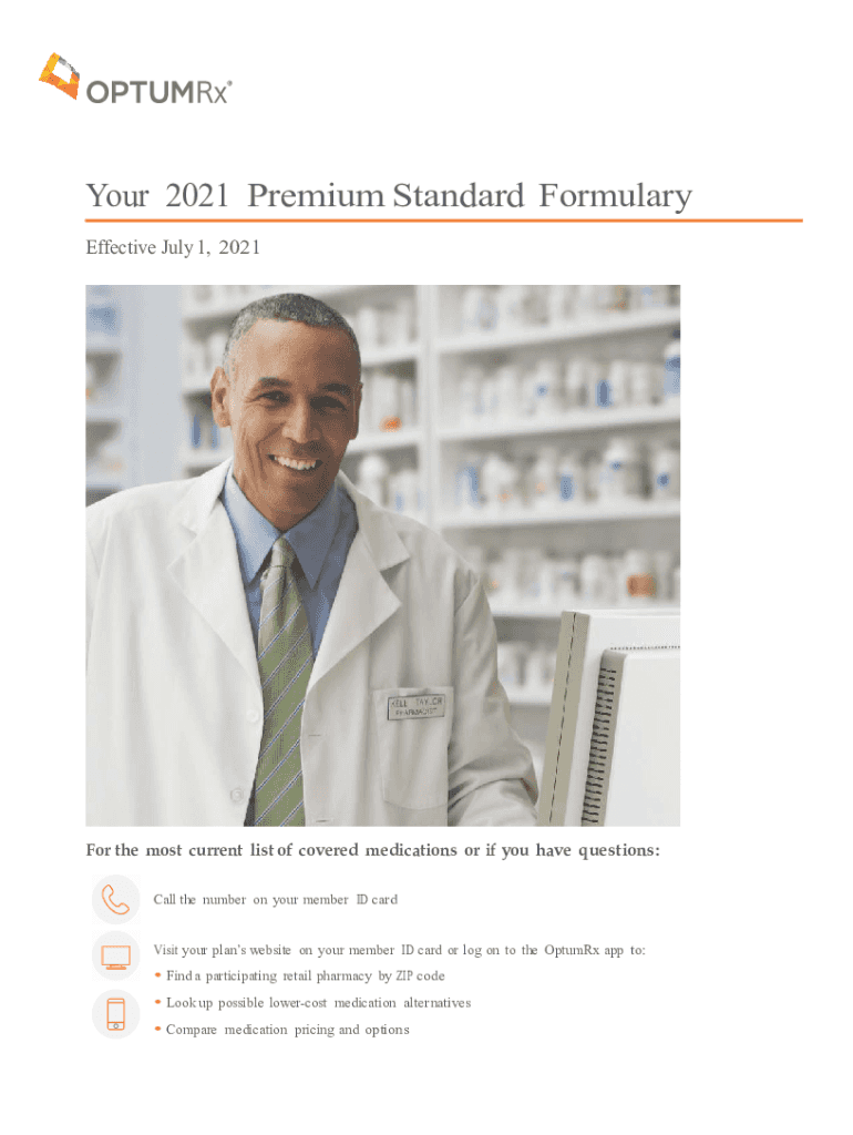 Fillable Online Your 2021 Premium Standard Formulary Knox County Fax