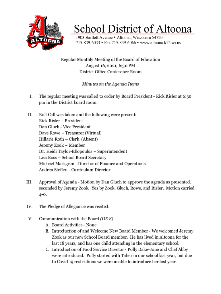 Fillable Online Board Elida Local Schools Fax Email Print pdfFiller