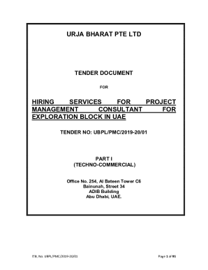 URJA BHARAT PTE LTD HIRING SERVICES FOR PROJECT ...
