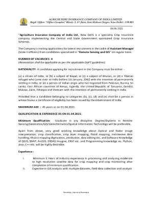 AGRICULTURE INSURANCE COMPANY OF ... - AIC India