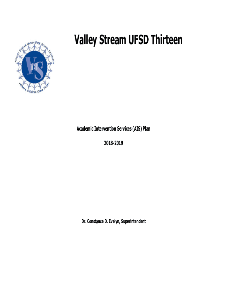 Fillable Online Valley Stream District 13 new school Fax