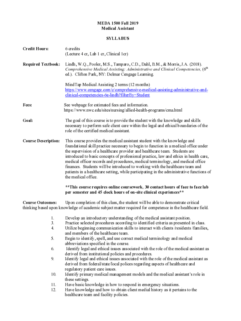 Comprehensive Medical Assisting Administrative And Clinical Properties Free Pdf Fillable Online Comprehensive Medical Assisting: Administrative and