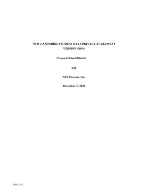 New Hampshire Student Data Privacy Agreement Version (2019) ...