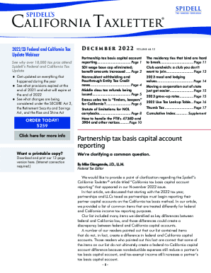 2022/23 Federal and California Tax