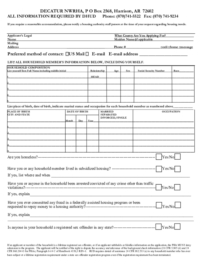 Fillable Online static visionamp Section 8 Housing Choice Voucher